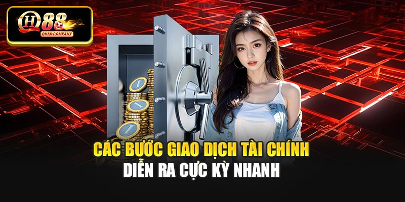 Các bước giao dịch tài chính diễn ra cực kỳ nhanh